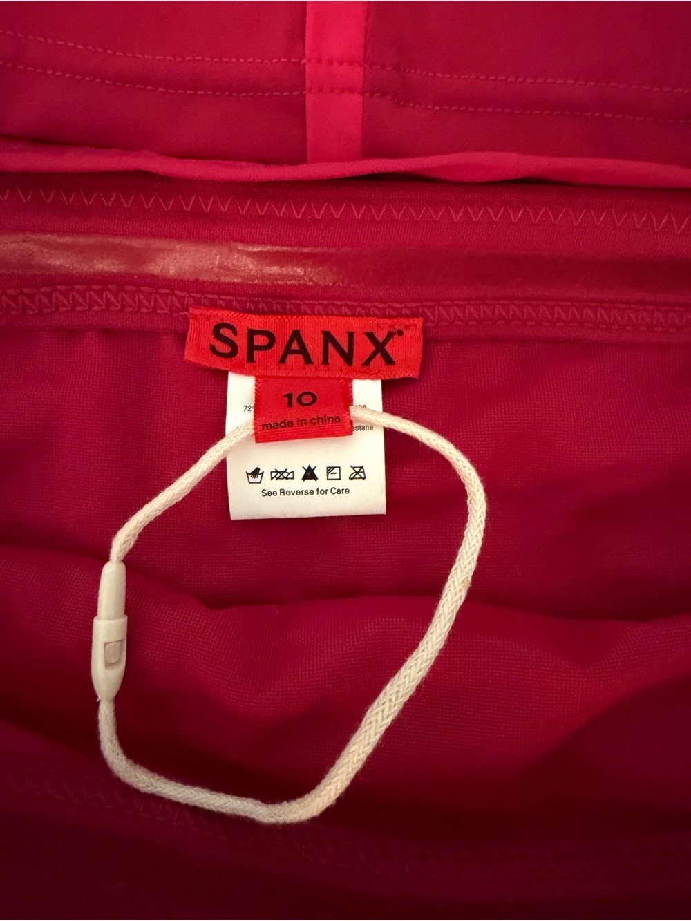SPANX Raspberry Pink Halter Tankini-Style set. - Picture 3 of 4